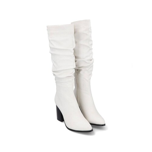 Bota Taco Blanca C5543 