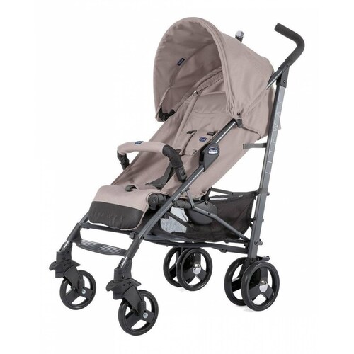 Carriola De Baston Bebe Marca Chicco Liteway 3 Reclinable Individual - Aluminio Beige