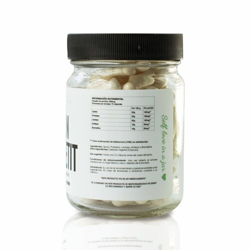 Capsulas de Enzimas Digestivas- Bon Appetit- Clean life- 75 caps de 500 mg