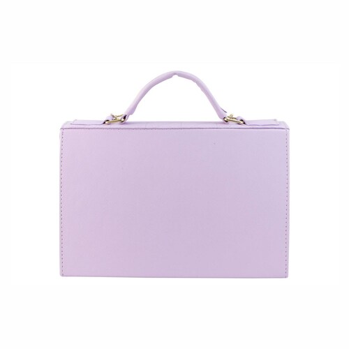 Bolso Para Mujer Lila Dapra Triangulos Sintetico Magda Nueva Imagen