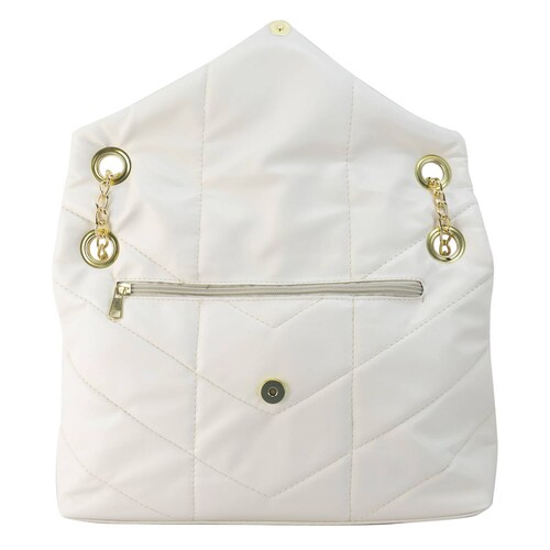 Bolso Para Mujer Late Fiorella Capitonado Sintetico Scarlett Nueva Imagen