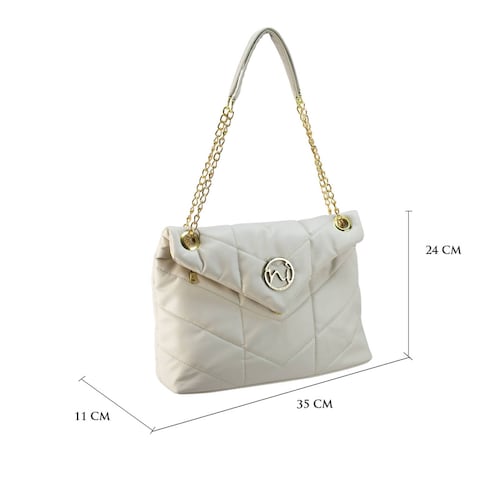 Bolso Para Mujer Late Fiorella Capitonado Sintetico Scarlett Nueva Imagen