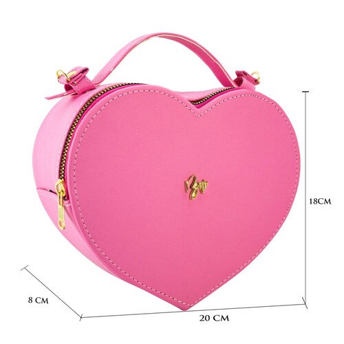 Bolso Para Dama Rosa Pop Cabra Sintetico Yamilet Nueva Imagen