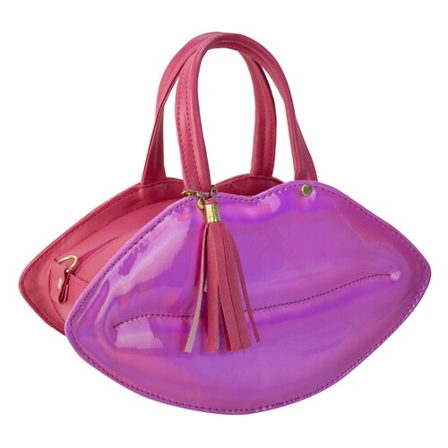 Bolso Para Dama Fiusha Vetro Sintetico Kiss Nueva Imagen