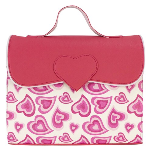 Bolso Para Dama Fiusha Corazón Retro Sintetico Merlina Nueva Imagen