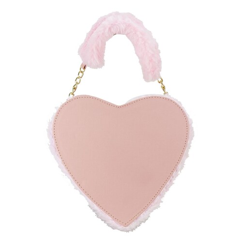 Bolso Para Dama Piñon Peluche Rosa Textil/Sintetico Stella Nueva Imagen