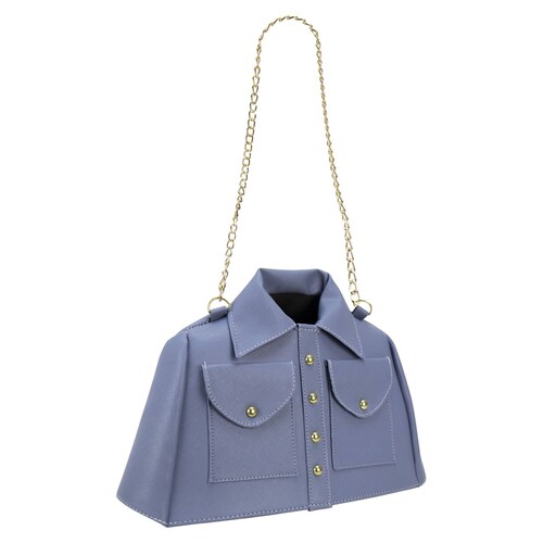 Bolso Para Dama Azul Mezclilla Dapra Sintetico Joss Nueva Imagen