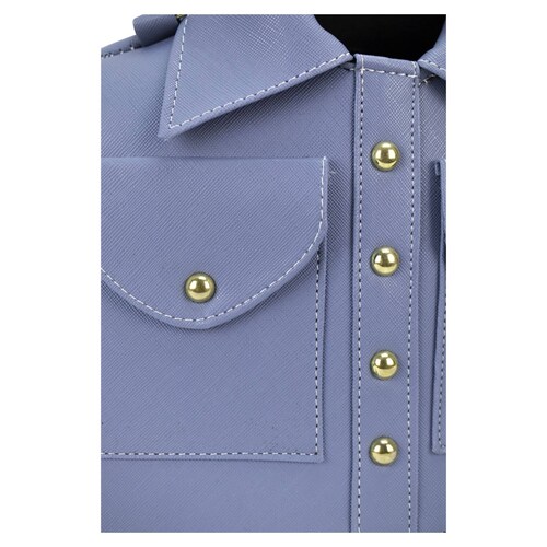 Bolso Para Dama Azul Mezclilla Dapra Sintetico Joss Nueva Imagen