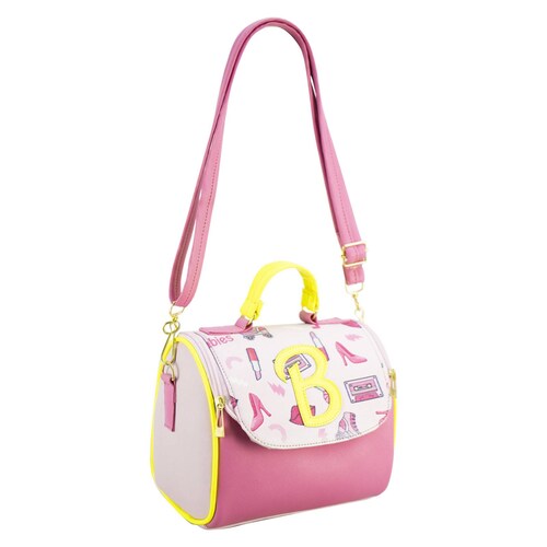 Mariconera Para Niña Rosa Pop Babies Sintetico Lupita Nueva Imagen