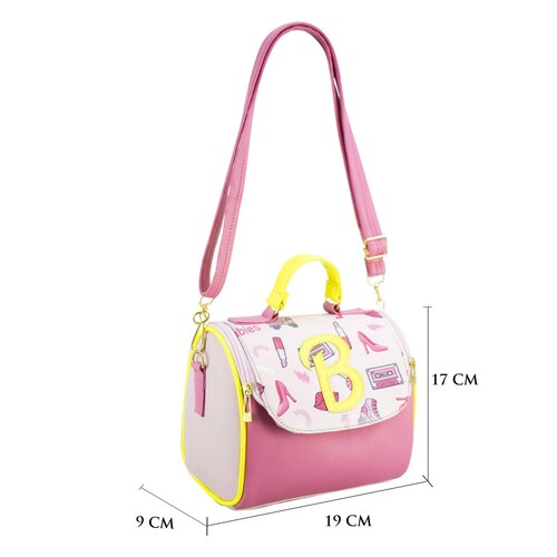 Mariconera Para Niña Rosa Pop Babies Sintetico Lupita Nueva Imagen