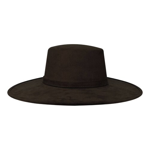 Sombrero Unisex Café Gamuzina Gamuza Sintética Cordobesa L Nueva Imagen