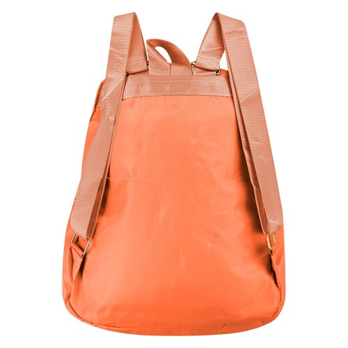Mochila Para Dama Naranja Bimba Textil Karenka Nueva Imagen