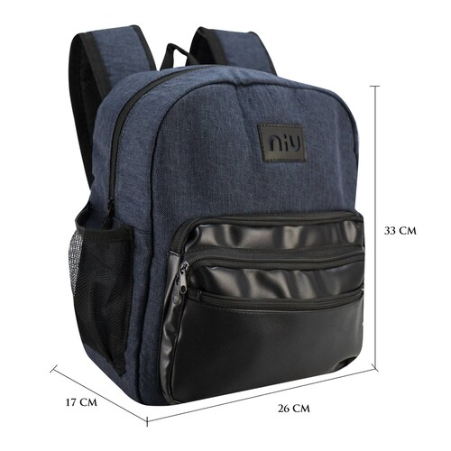 Mochila Unisex Blue Curri Negro Textil/Sintetico Georgia Nueva Imagen