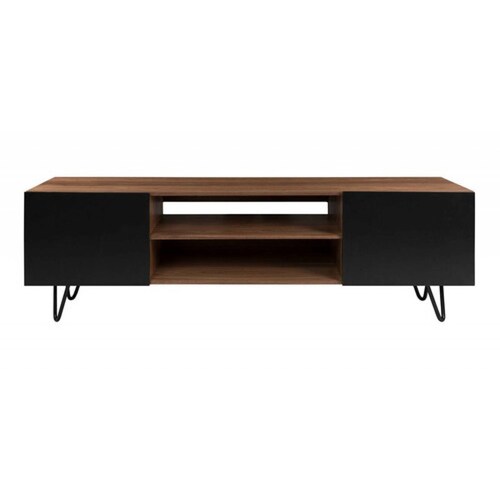 Mueble Tv Gaia Yoco Madera Nogal Entretenimiento