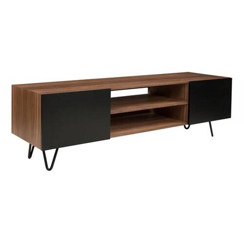 Mueble Tv Gaia Yoco Madera Nogal Entretenimiento