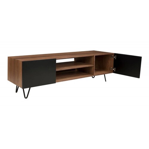 Mueble Tv Gaia Yoco Madera Nogal Entretenimiento
