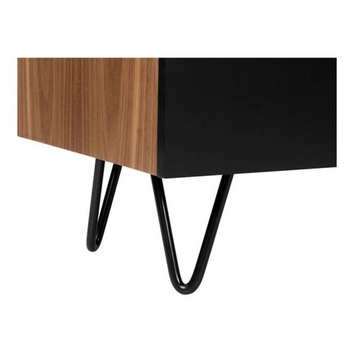 Mueble Tv Gaia Yoco Madera Nogal Entretenimiento