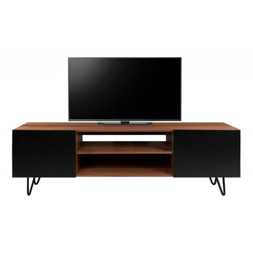 Mueble Tv Gaia Yoco Madera Nogal Entretenimiento