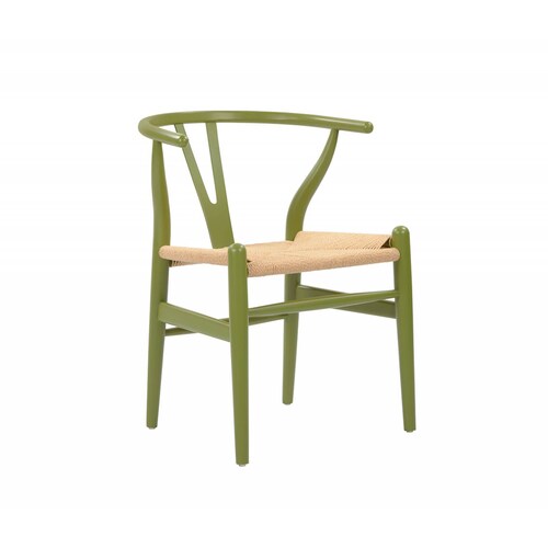Silla Réplica CH24 Wishbone   Verde