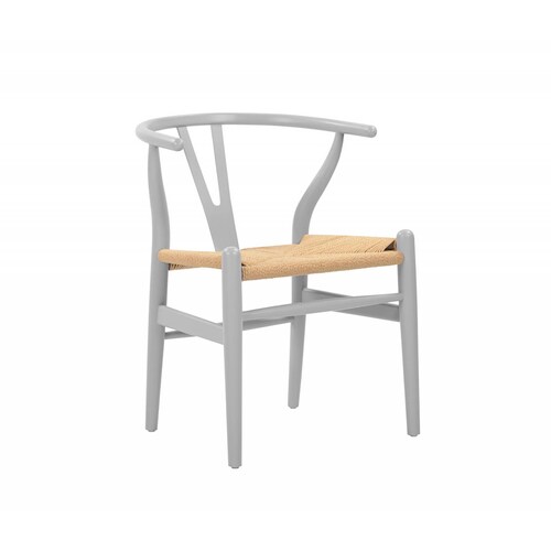 Silla Réplica CH24 Wishbone   Gris