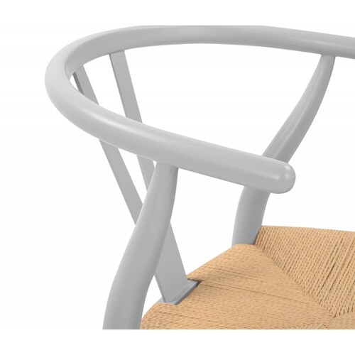 Silla Réplica CH24 Wishbone   Gris