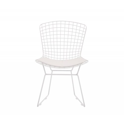 Silla Bertoia réplica blanco   Blanco