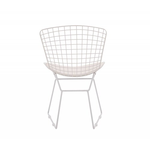 Silla Bertoia réplica blanco   Blanco