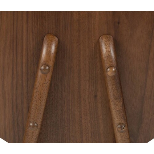 Silla Gaia Castaños Comedor Madera Moderna Gris Oscuro
