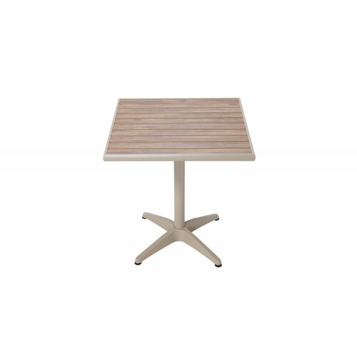 Mesa de comedor Trento B cuadrada   Encino
