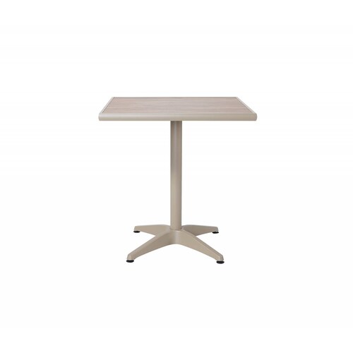 Mesa de comedor Trento B cuadrada   Encino