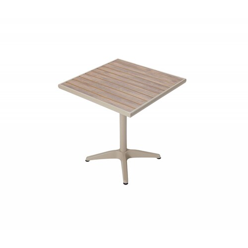 Mesa de comedor Trento B cuadrada   Encino
