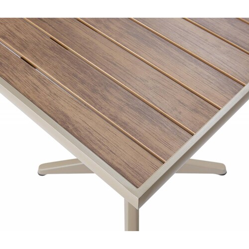 Mesa de comedor Trento B cuadrada   Encino