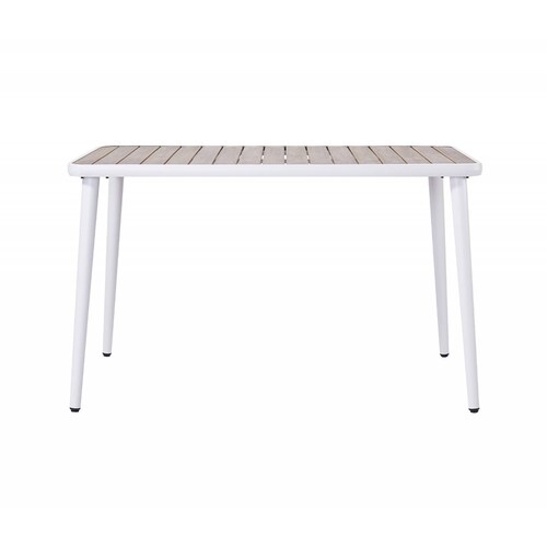 Mesa de comedor Trento rectangular encino   Blanco