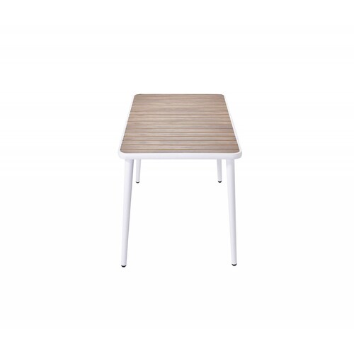 Mesa de comedor Trento rectangular encino   Blanco