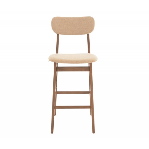 Banco alto Marcela nogal   Beige