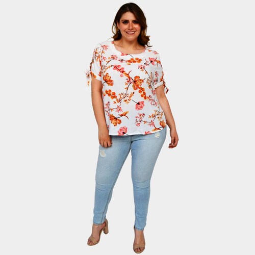 Blusa estamada (talla extra), modelo 1983 