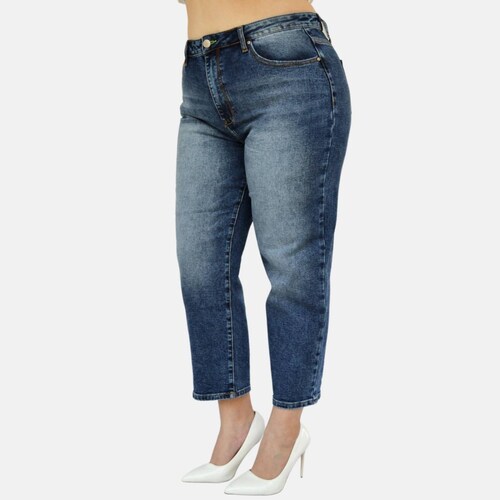 Mom jeans talla extra, modelo 6213 (medium, medio) 