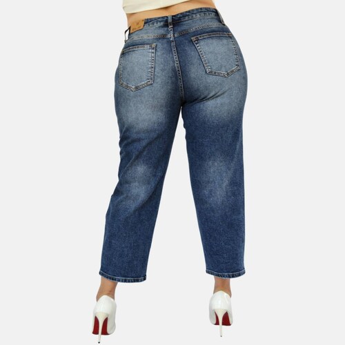 Mom jeans talla extra, modelo 6213 (medium, medio) 