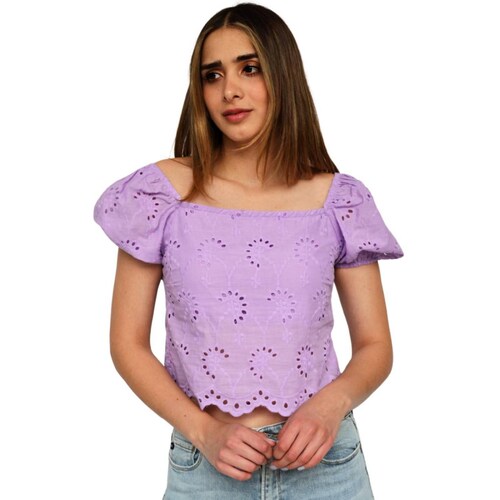 Blusa off shoulder con vuelos y tiras, BLUSAS, BLUSAS, MODA JUVENIL, MUJERES