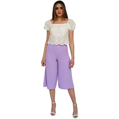 Blusa bordada juvenil, modelo 0365 (Blanco) .