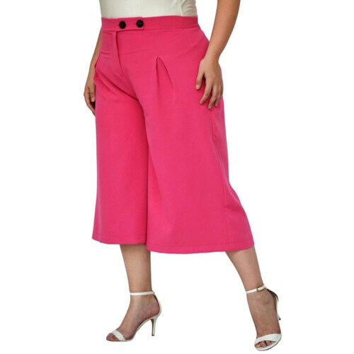 Capri de pierna ancha (talla extra), modelo 7172 (Fiusha) 