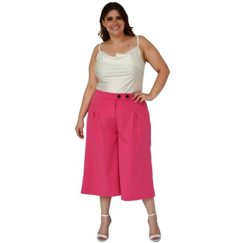 Capri de pierna ancha (talla extra), modelo 7172 (Fiusha) 
