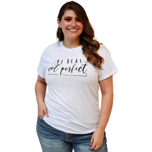Playera talla extra, modelo 9001-44 Perfect (Blanco) 