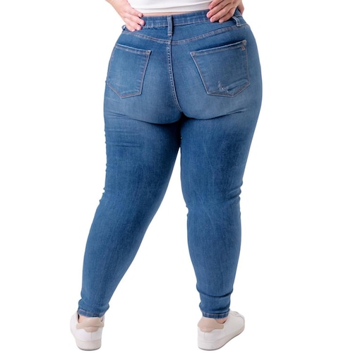 Jeans con destrucciones Talla Extra, 6333 (Medio)