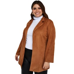 Blazer Camel Mujer