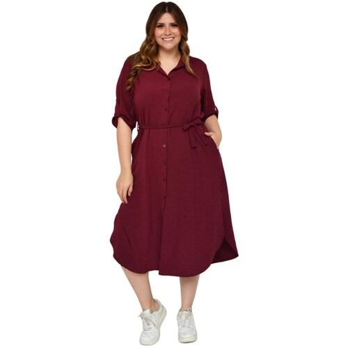 Vestido largo Roman Fashion/Tallas Extras, 1765 (Vino) 