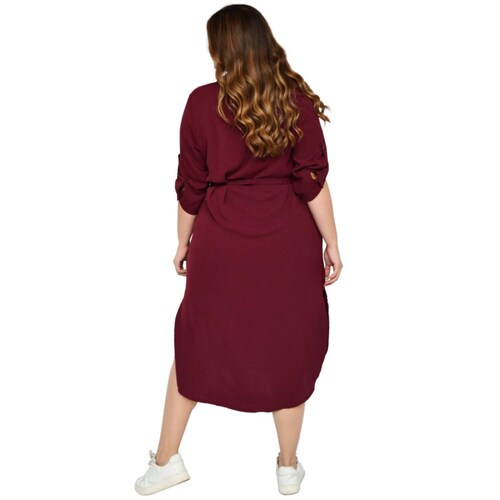 Vestido largo Roman Fashion/Tallas Extras, 1765 (Vino) 