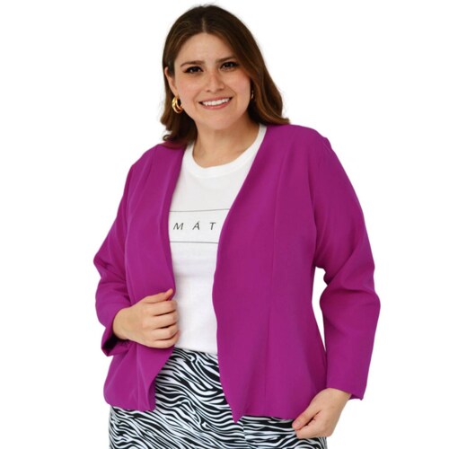 Blazer corto juvenil Roman Fashion/Tallas Extras, 2881 (Magenta) 