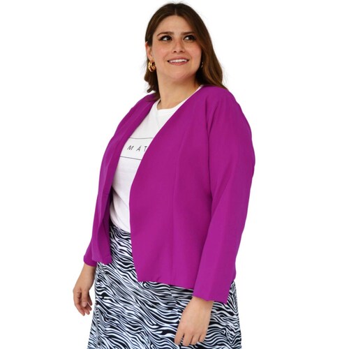 Blazer corto juvenil Roman Fashion/Tallas Extras, 2881 (Magenta) 