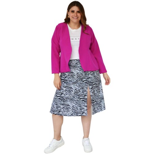 Blazer corto juvenil Roman Fashion/Tallas Extras, 2881 (Magenta) 